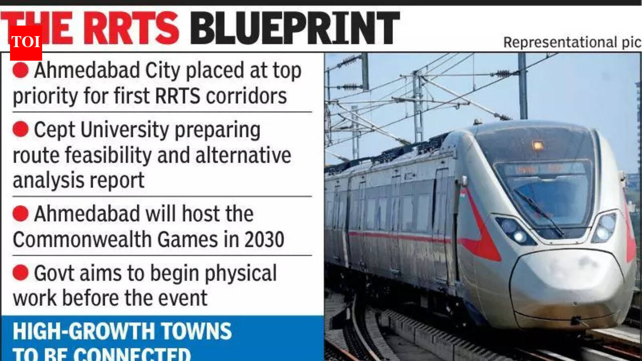RRTS on track: Ahmedabad set for high-speed links to satellite towns ...