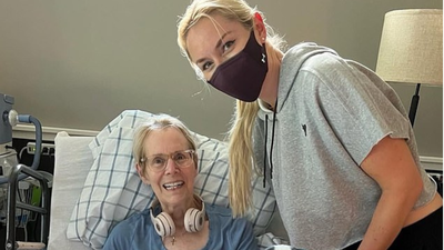 American skier Lindsey Vonn shares emotional International Women’s Day tribute to late mother Lindy while recovering from painful Olympic leg injury