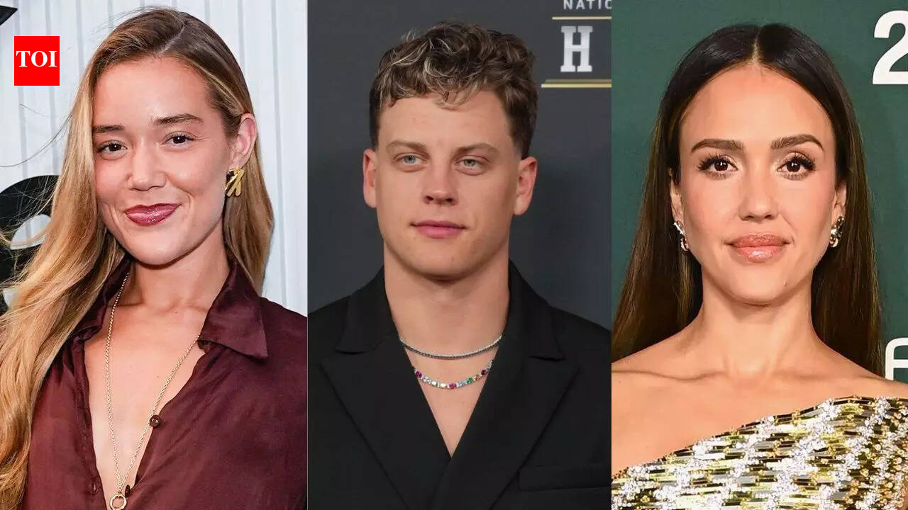 Olivia Ponton’s cryptic message fuels speculation after Joe Burrow is seen beaming alongside Jessica Alba at Las Vegas casino