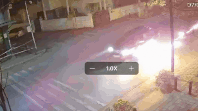 Speeding MUV rams scooter, drags it 100m before it catches fire in Bengaluru; CCTV captures chilling moment