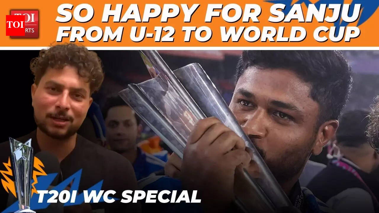 Kuldeep Yadav delighted for Sanju Samson | From Under-12 days to World Cup glory