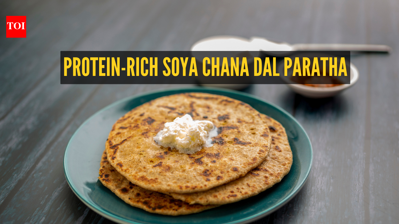 This Soya Chana Dal Paratha offers 12-14 grams of protein per serving; recipe inside