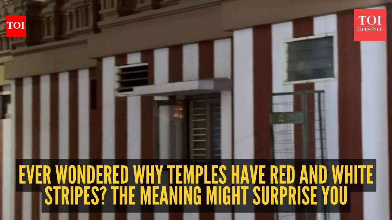 Ever wondered why temples have red and white stripes? The meaning might surprise you