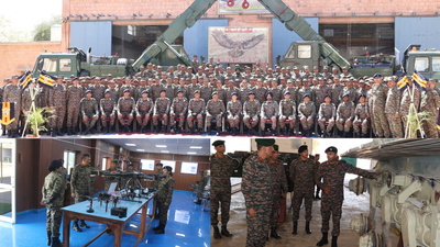 Indian Army DG EME reviews tech innovations, operational readiness in Rajasthan's desert