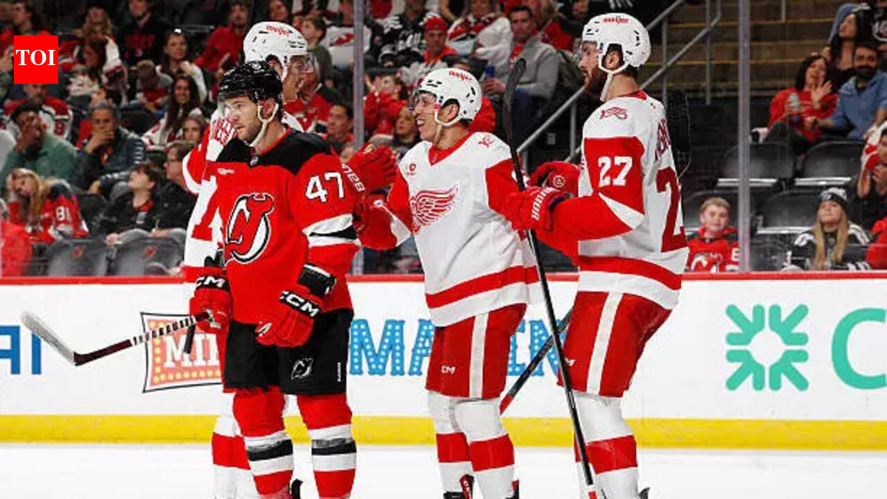 Dominik Shine’s first NHL goal headlines Detroit Red Wings game against New Jersey Devils