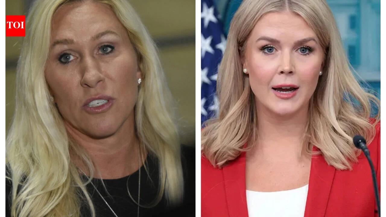 'Not my son, over my dead body': MTG vs Karoline Leavitt over possibility of US military draft for Iran war