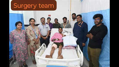 AIIMS Mangalagiri doctors reattach amputated arm in rare procedure in AP