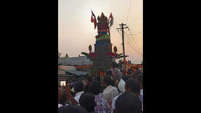 Two chariots, one god: Mushigeri’s Rathotsava rolls on in two halves