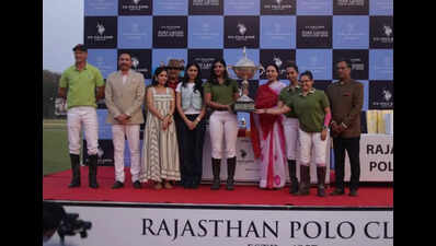 Young women gallop to glory at polo tournament in Jaipur