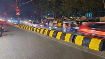 RMC markings on key routes to avoid accidents