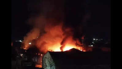 Fire at FCI warehouse in Bikaner, 11 lakh kg groundnuts destroyed