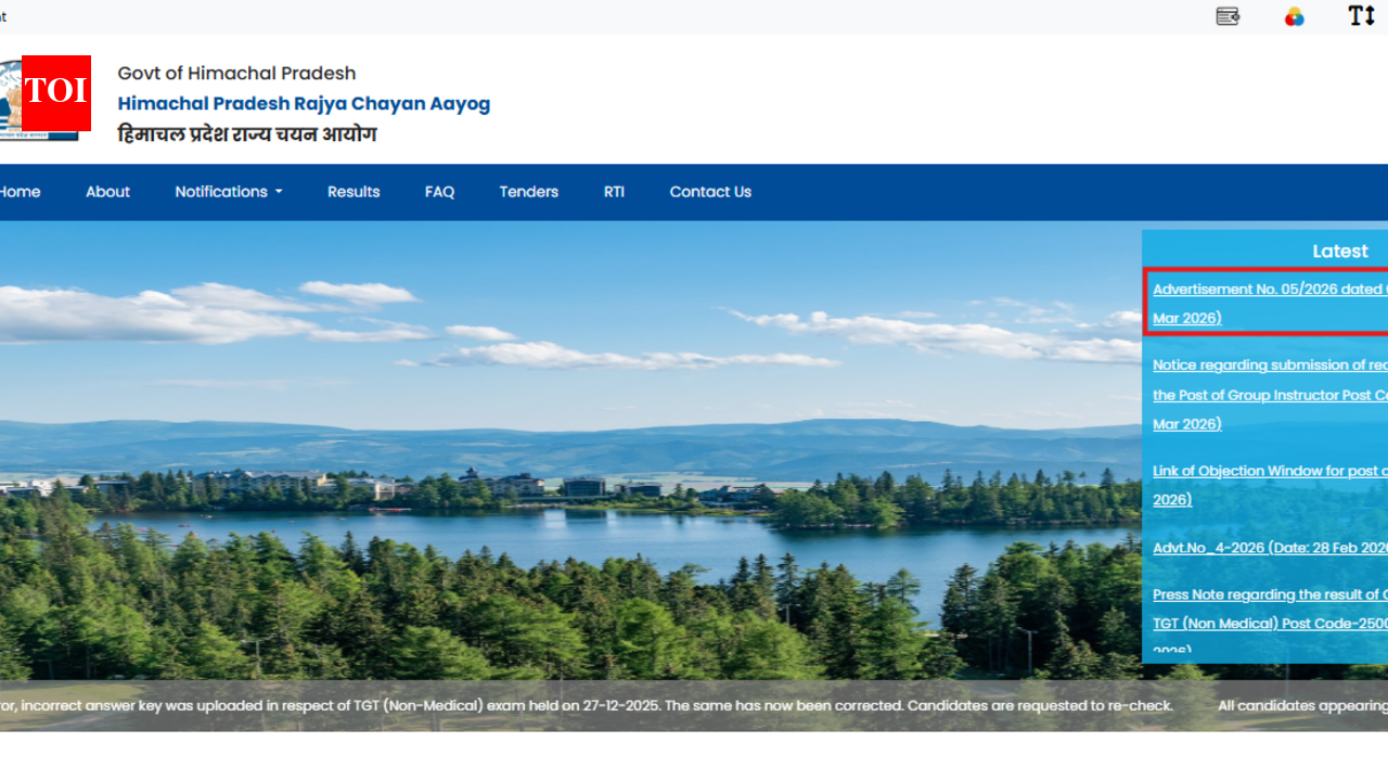 HPRCA JBT Teacher Recruitment 2026: Notification out for 600 posts; applications begin March 16