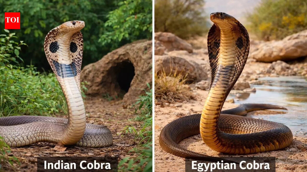 Indian Cobra VS Egyptian Cobra