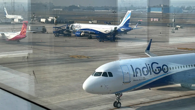 Two Delhi-bound flights from Indore diverted to Bhopal; loose bitumen found on runway