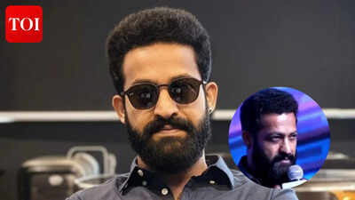 Irritated, Jr. NTR asks fans for silence after the crowd disrupts his speech in Bengaluru, saying, ‘I said quiet'