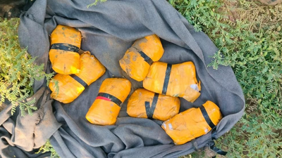 Cross-border drug smuggling: Drone from Pakistan drops Rs 32 crore heroin in Rajasthan; one arrested