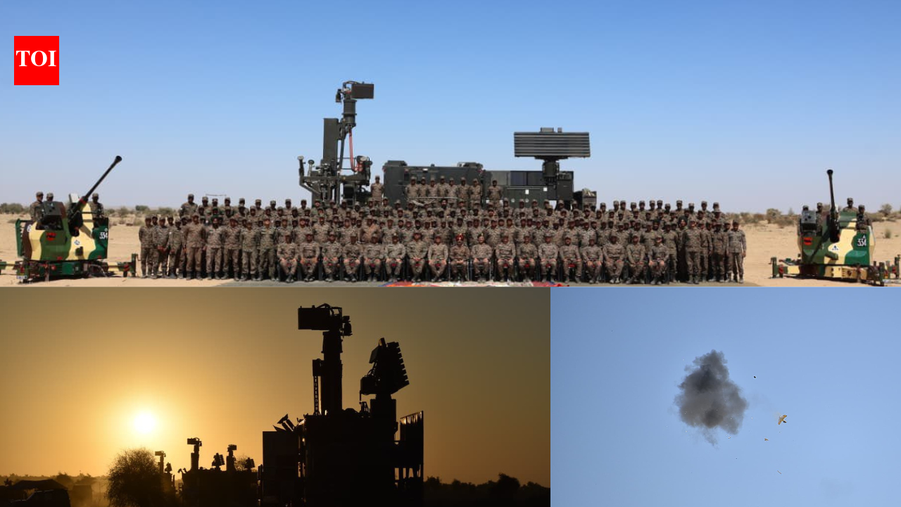 Indian army tests advanced air defence systems in high-intensity exercise at Jaisalmer