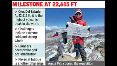 Woman from Kol summits world’s highest volcanic peak