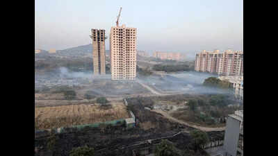 Recurrent burning of dry waste degrades quality of air in Sus and Mhalunge