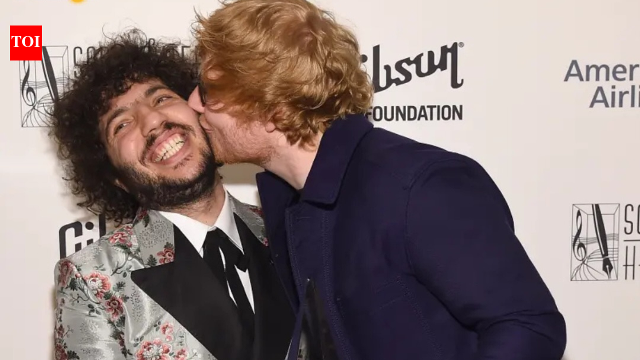 एड शीरन और बेनी ब्लैंको का कहना है कि वे संगीत में ‘सामान्य व्यक्ति’ का प्रतिनिधित्व करते हैं; जैकब एलोर्डी जैसे उद्योग जगत के दिलों की धड़कनों के बारे में मजाक | अंग्रेजी मूवी समाचार