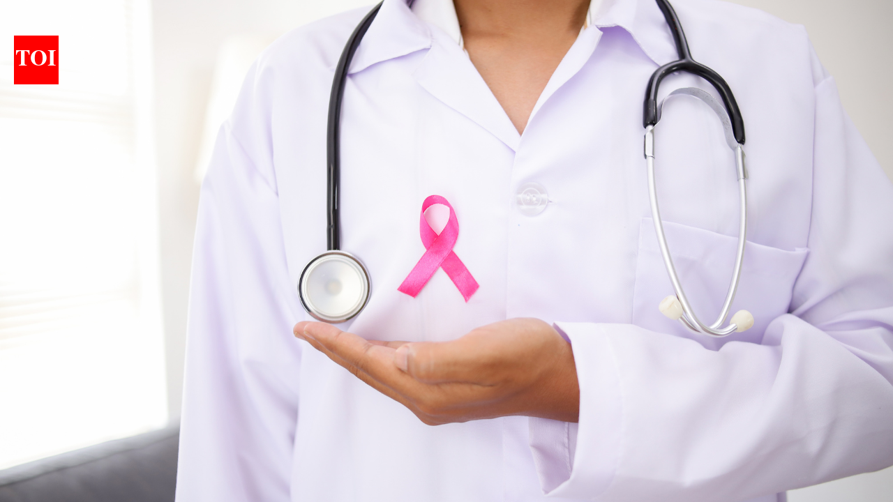 Illustration of breast cancer awareness and risk factors in young women