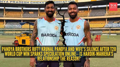 Is everything fine between brothers Hardik Pandya-Krunal Pandya? Rumours of rift because of girlfriend Mahieka Sharma surface online