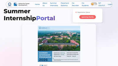NIT Calicut opens applications for Summer Internship Programme 2026 with 60 and 30 day options for UG and PG students; check details here