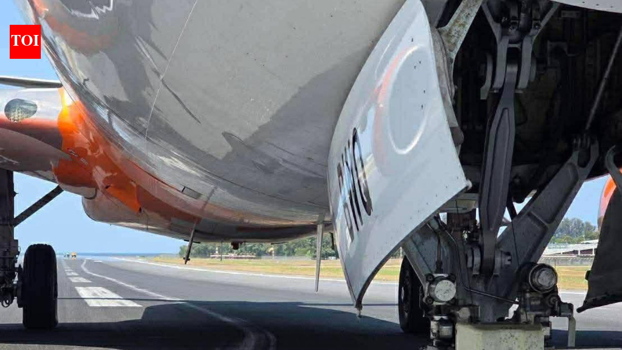 AI Express flight from Hyd makes a hard landing at Phuket, gets stuck on runway; all safe