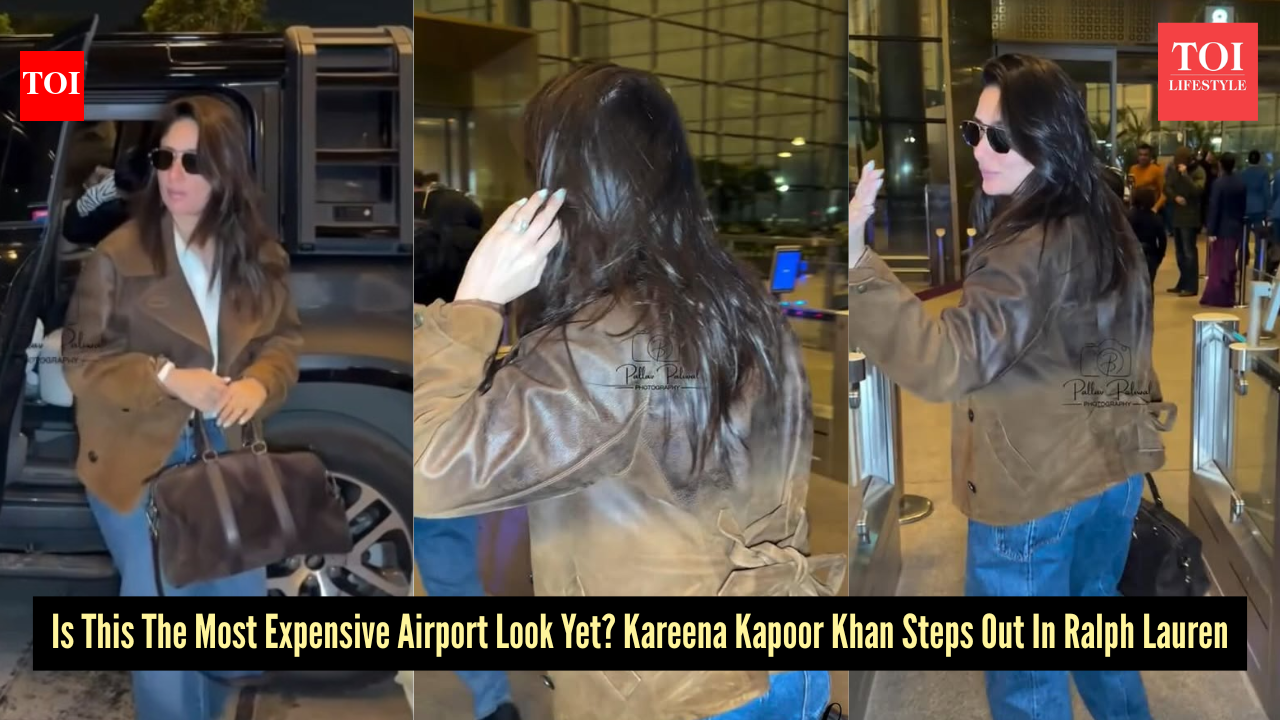 Kareena Kapoor Khan’s Ralph Lauren coat proves even airport looks can be high fashion