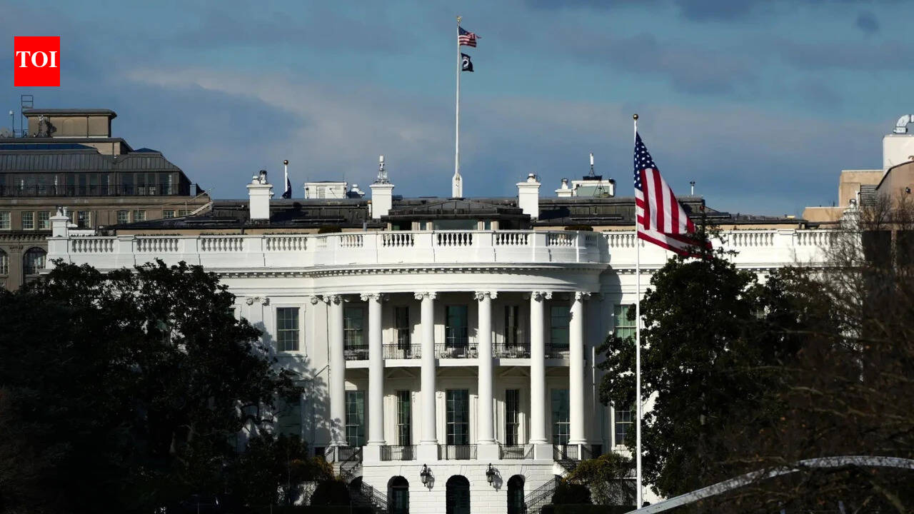 White House forced shut after van ploughs into security gate
