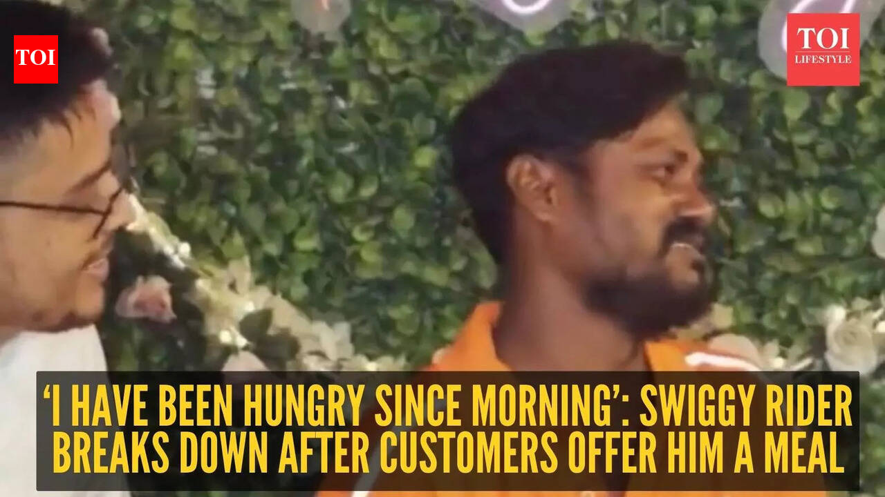 ‘I have been hungry since morning’: Swiggy rider breaks down after ...