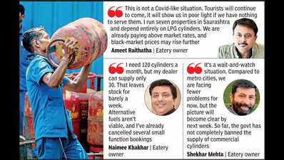 LPG crisis forces hotels to cancel events, cut menus
