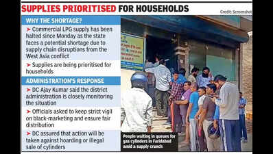 Domestic supply stable, but commercial cylinder shortage fuels black market in Gurgaon