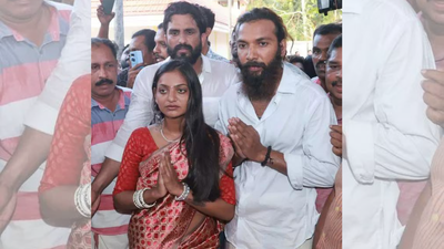 Viral ‘Mahakumbh girl’ Monalisa Bhosle gets married to Maharashtra actor Farman Khan at Kerala temple under police protection
