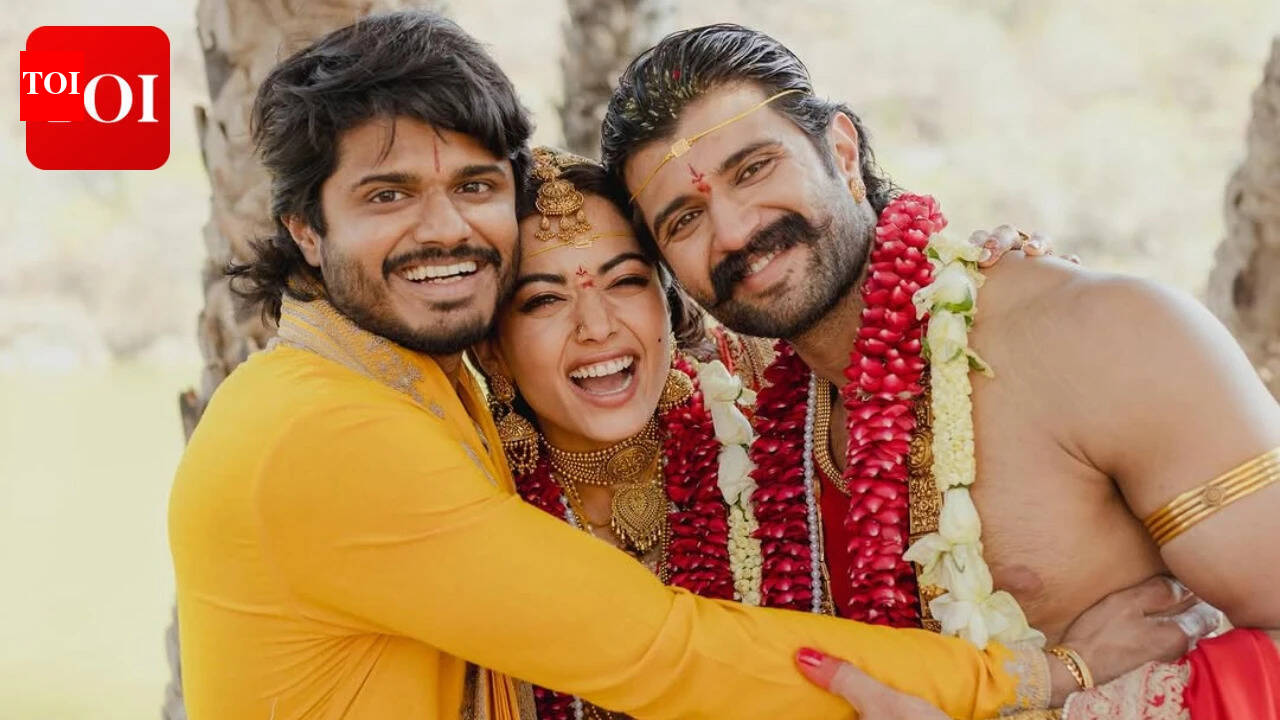 Anand Deverakonda shares fun dance video; grooves with Vijay Deverakonda and Rashmika Mandanna during their wedding