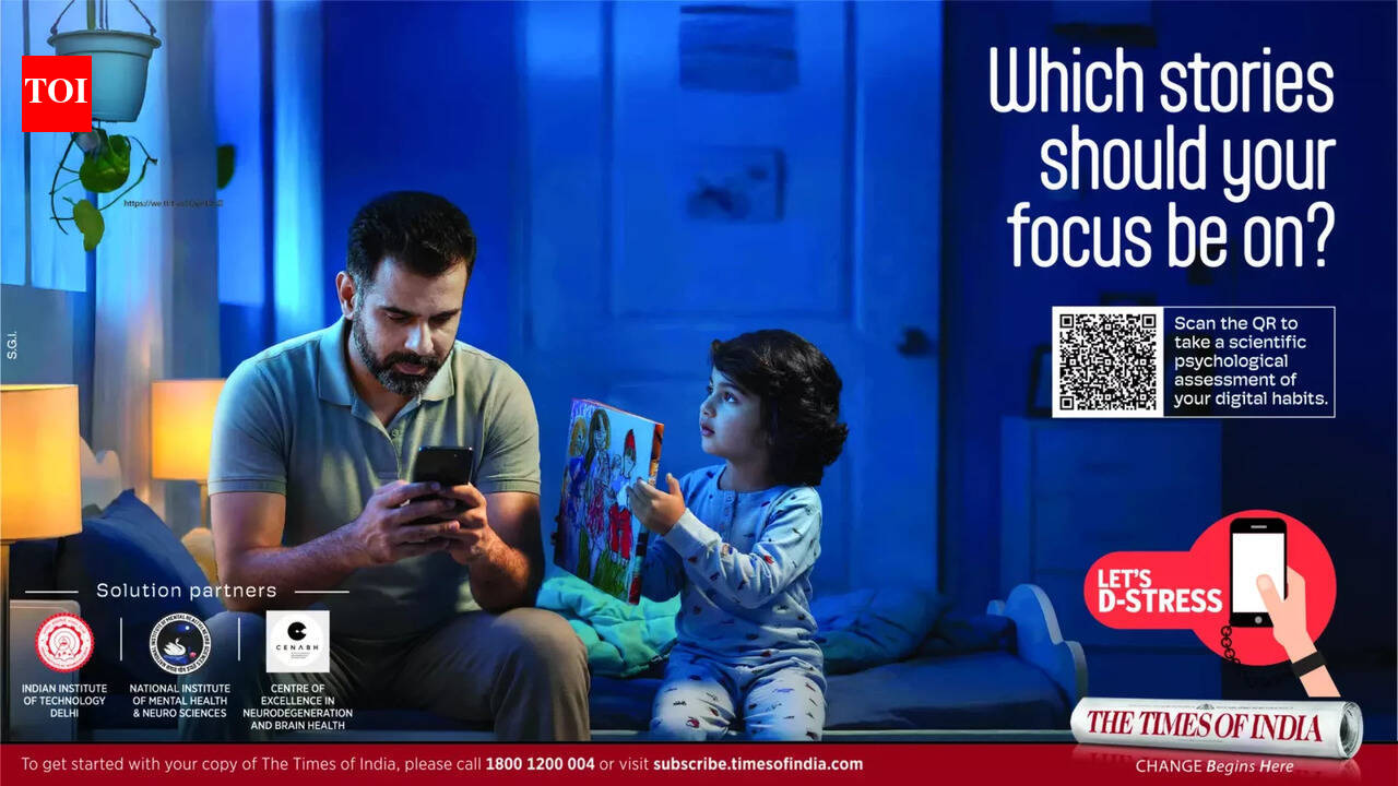 India’s digital stress crisis: Why a ‘digital reset’ is urgent and how TOI’s ‘Let’s D-stress’ campaign is driving a healthier screen culture