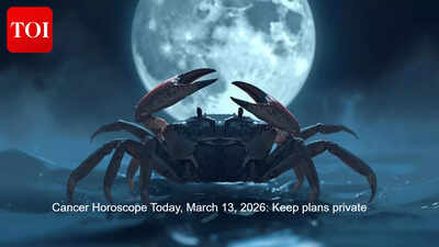 Cancer Horoscope Today, March 13, 2026: Keep plans private