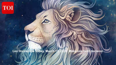 Leo Horoscope Today, March 13, 2026:  Make one bold decision
