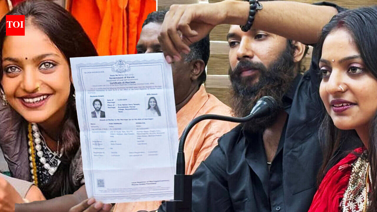 Kumbh Mela girl Monalisa Bhosle marries boyfriend Farman Khan in Kerala after seeking police help amid family opposition