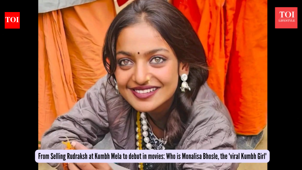 From Selling Rudraksh at Kumbh Mela to debut in movies: Who is Monalisa Bhosle, the 'viral Kumbh Girl'