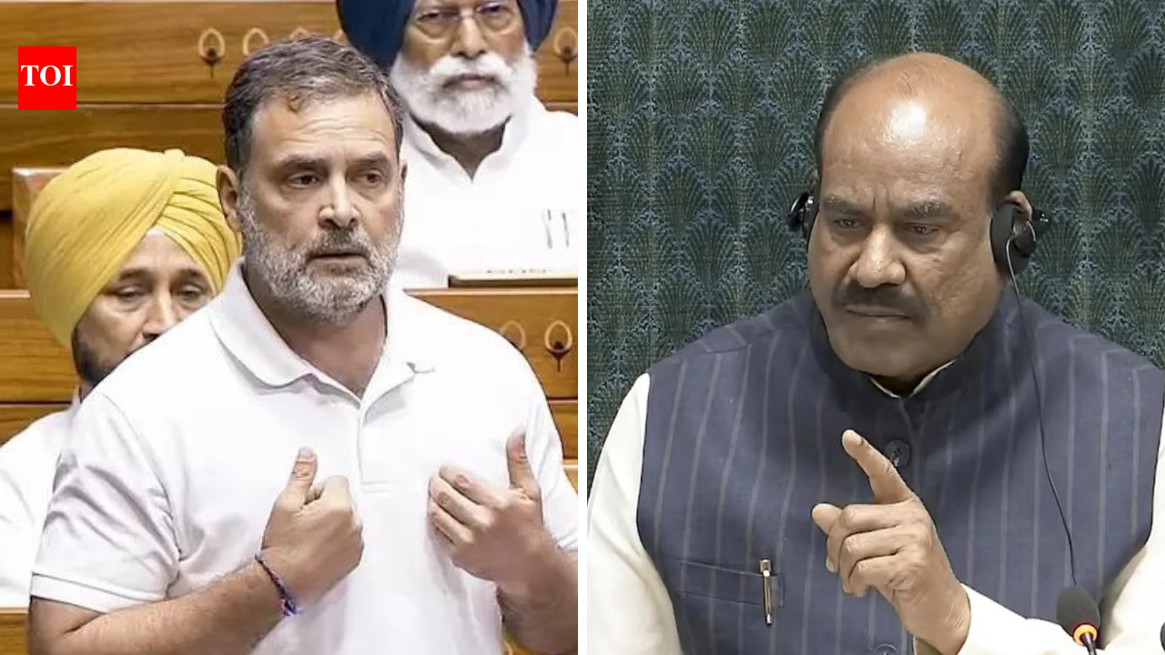 Lok Sabha showdown continues: Speaker stops Rahul Gandhi mid-speech after his remark on Hardeep Puri