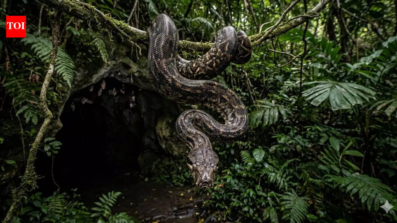This giant boa hanging in Puerto Rico caves leaves scientists stunned; know what is it waiting for