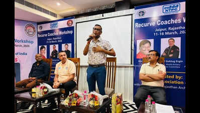 International archery coaching seminar begins in Jaipur; Turkish coach Yusuf training 40 Indian coaches