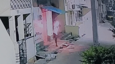CCTV footage shows woman setting husband on fire in Kallakurichi