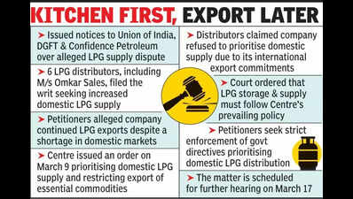 HC Seeks Centre’s Reply On LPG Export Amid Domestic Supply Crunch