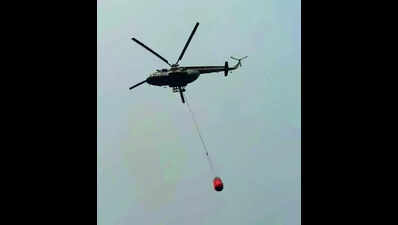 IAF drops 1.62L litres of water to douse forest fire in East Siang dist