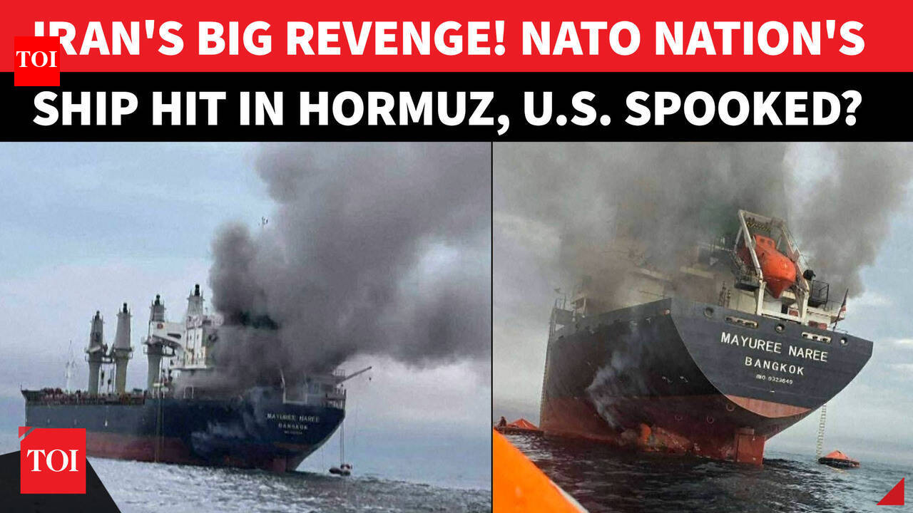 NATO Nation Ship Hit By Iran In Hormuz? Exploding Projectile ‘Burns’ Tanker