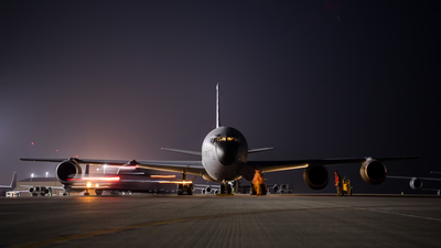 BIG! American KC-135 Refueling Plane Crashes Over Iraq; Five Member Crew Missing  | IRAN WAR