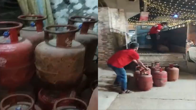  18 filled, 14 empty cylinders seized