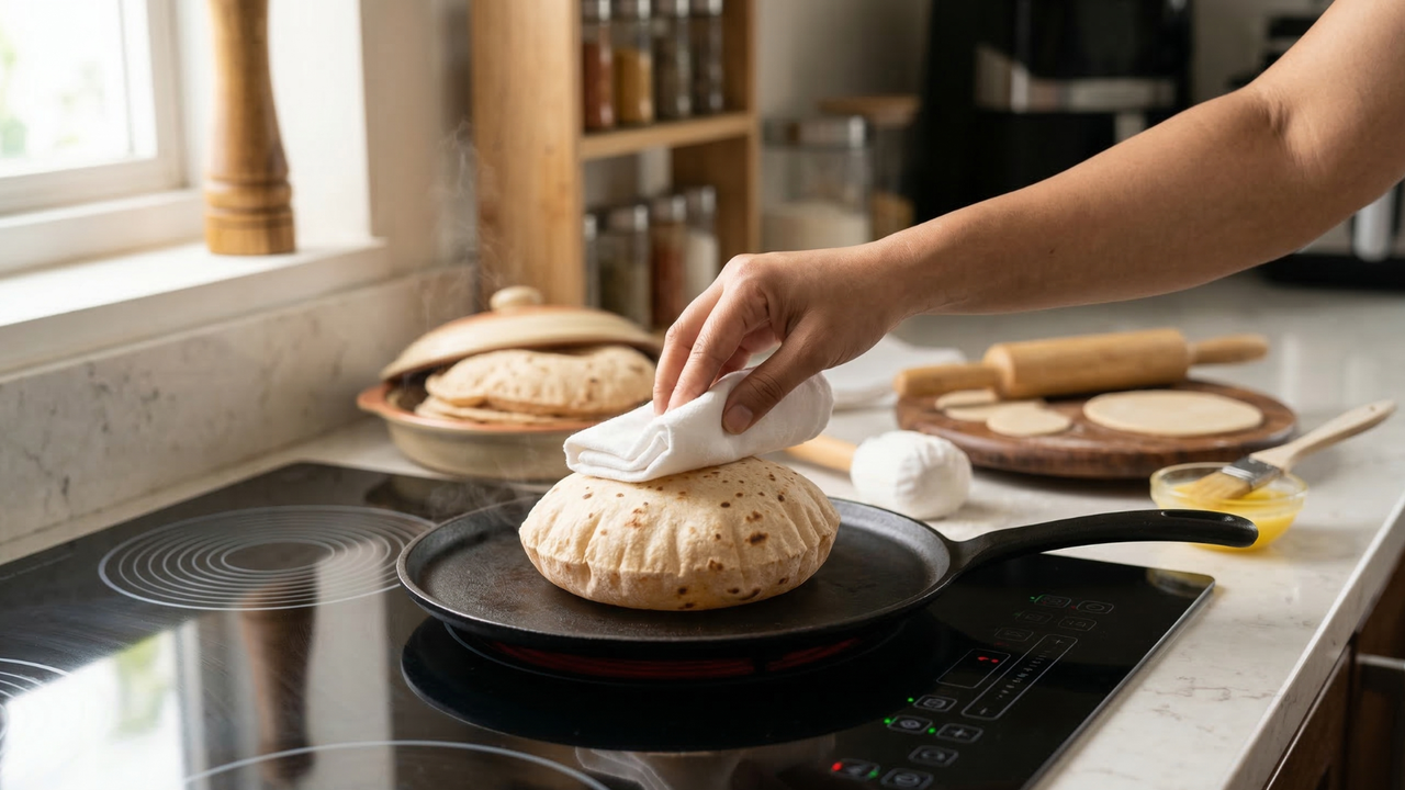 How To Make Roti On Induction: गैस सिलेंडर के बिना इंडक्शन चूल्हे पर ...